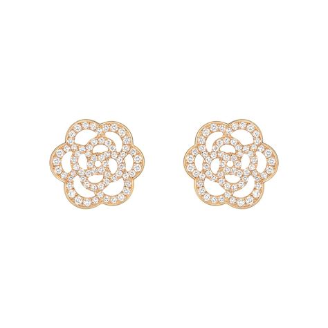 chanel camelia ring 5 carat|chanel diamond camelia earrings.